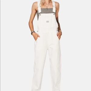 Levis White Lie Vintage Denim Overalls